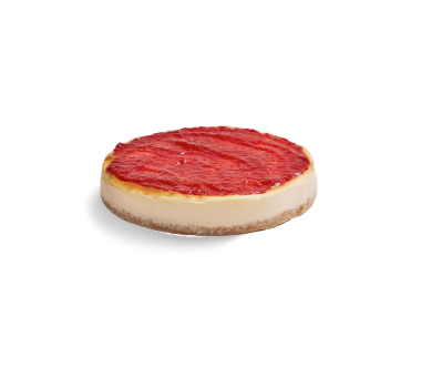 New York Cheesecake with Raspberry Coulis