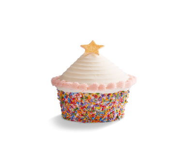 The Giant Vanilla Pi&ntilde;ata Cupcake