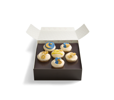 Blue & Gold Eid Cupcake Selection Box