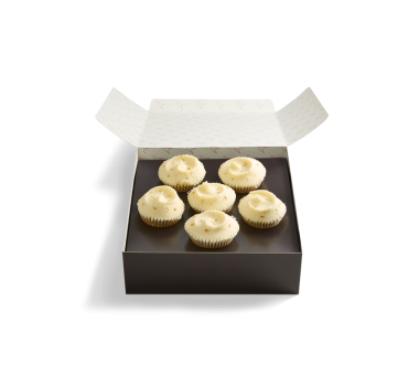 Golden Cupcake Box